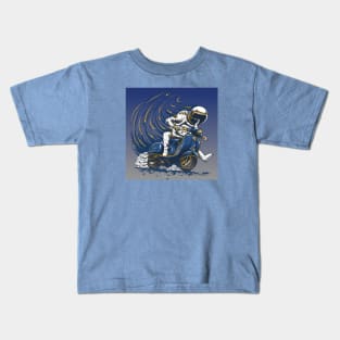 astronaut riding Kids T-Shirt